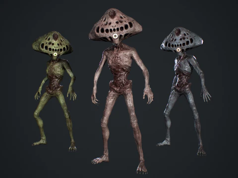 Oculo mutante Modello 3D