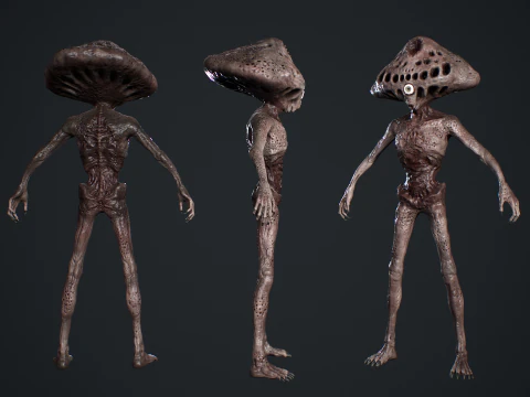 Oculo mutante Modello 3D