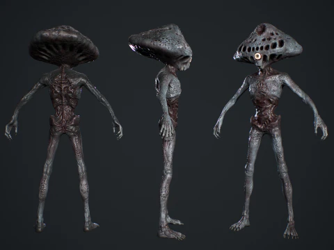 Oculo mutante Modello 3D