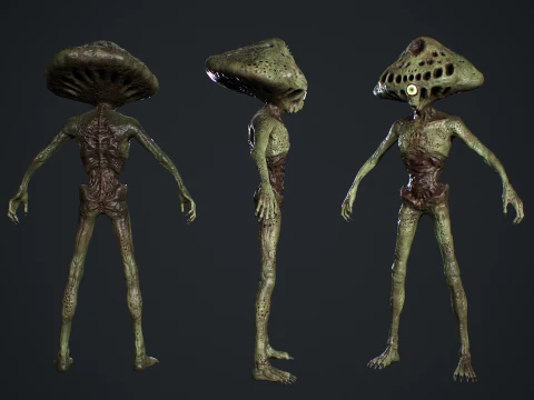 Oculo mutante Modello 3D