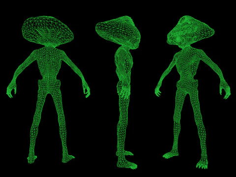 Oculo mutante Modello 3D