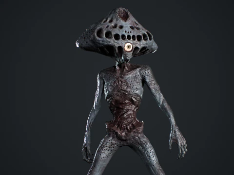 Oculo mutante Modello 3D