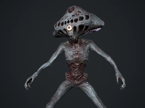 Oculo mutante Modello 3D