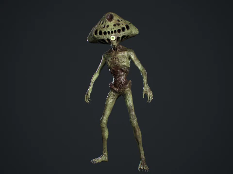 Oculo mutante Modello 3D