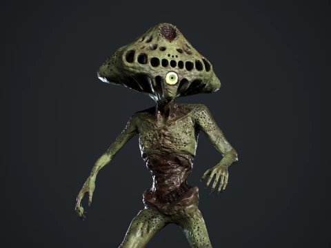 Oculo mutante Modello 3D