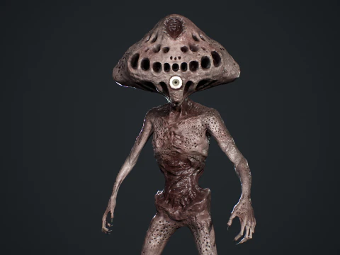 Oculo mutante Modello 3D