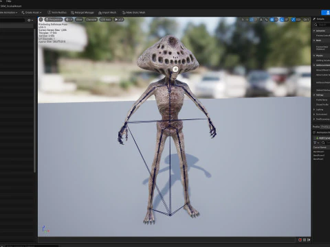 Oculo mutante Modello 3D