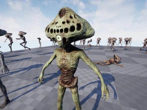 Oculo mutante Modello 3D