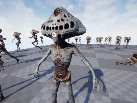 Oculo mutante Modello 3D
