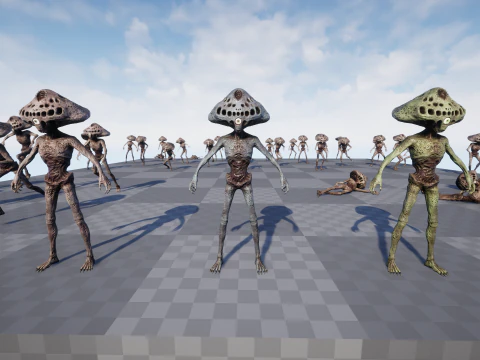 Oculo mutante Modello 3D