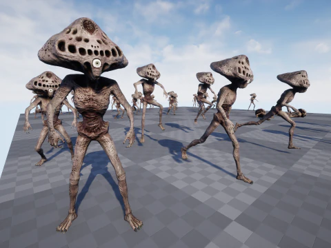 Oculo mutante Modello 3D