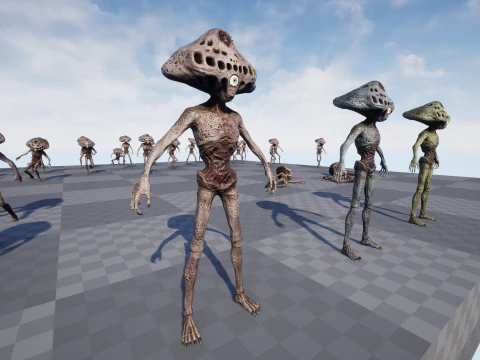 Oculo mutante Modello 3D