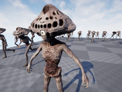 Oculo mutante Modello 3D