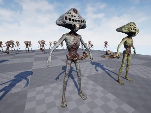 Oculo mutante Modello 3D