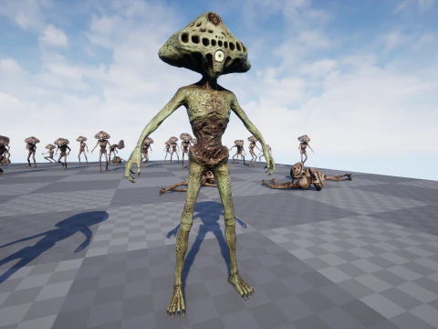 Oculo mutante Modello 3D