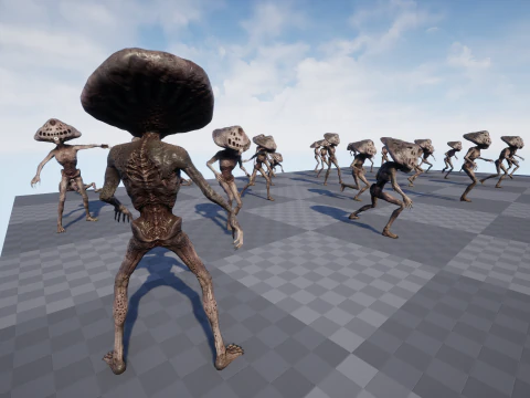 Oculo mutante Modello 3D