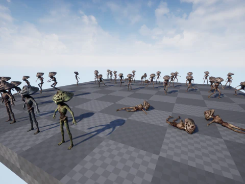 Oculo mutante Modello 3D