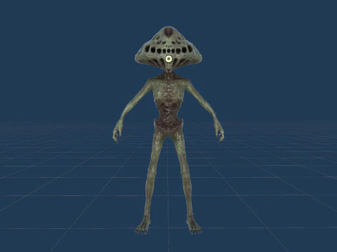 Oculo mutante Modello 3D