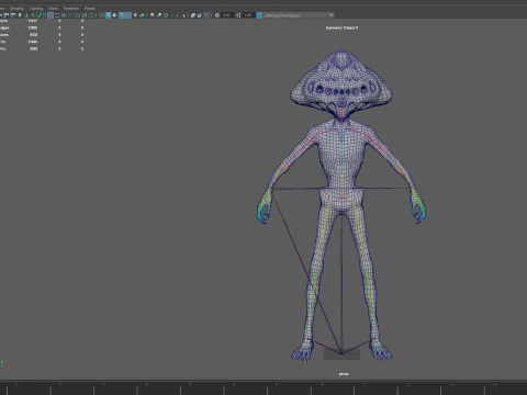 Oculo mutante Modello 3D