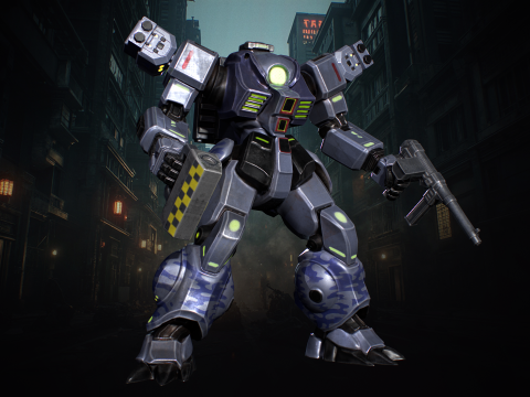Battle Mech 3D Model