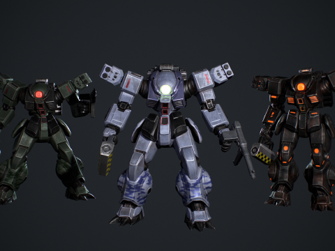 Battle Mech 3Dモデル