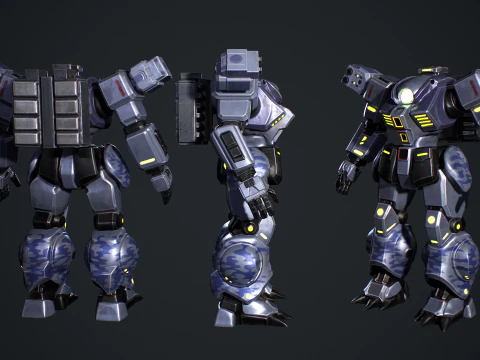 Battle Mech 3D Model