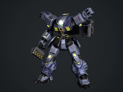 Battle Mech 3D Model