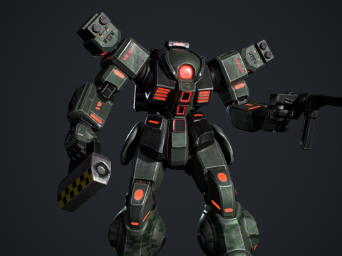 Battle Mech 3Dモデル