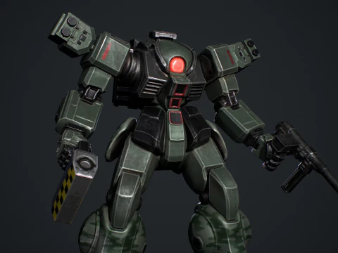 Battle Mech 3D Model