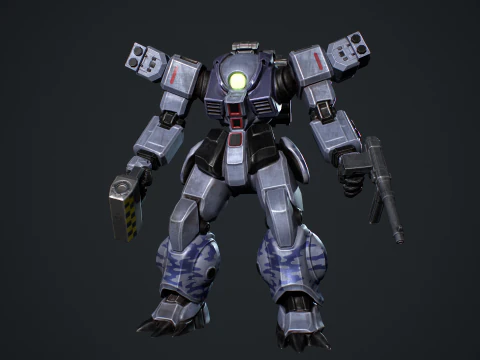 Battle Mech 3D Model