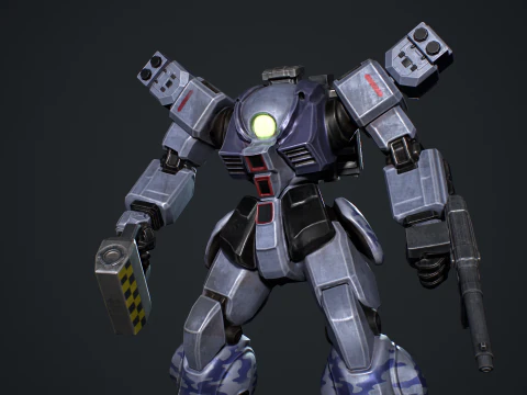 Battle Mech 3D Model