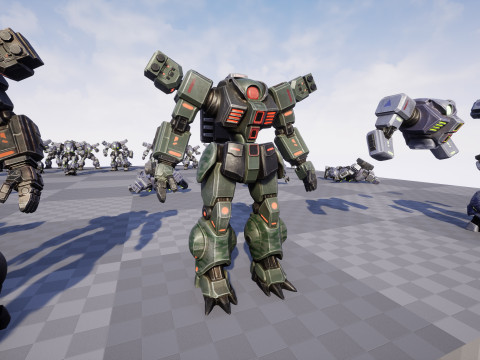 Battle Mech 3Dモデル