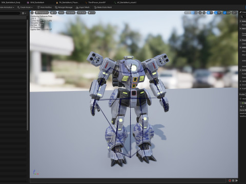 Battle Mech 3Dモデル