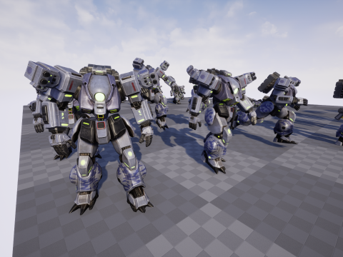 Battle Mech 3Dモデル