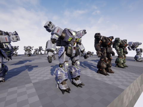 Battle Mech 3Dモデル