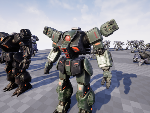 Battle Mech 3Dモデル