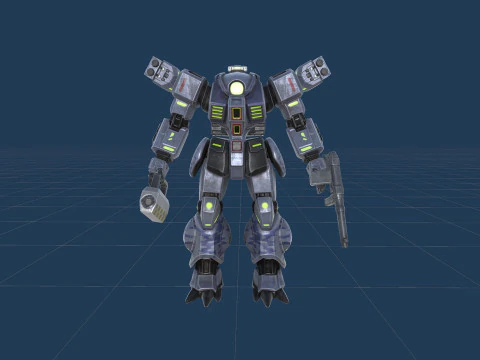 Battle Mech 3D Model