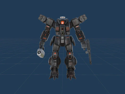 Battle Mech 3D Model