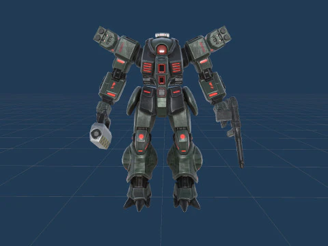 Battle Mech 3D Model