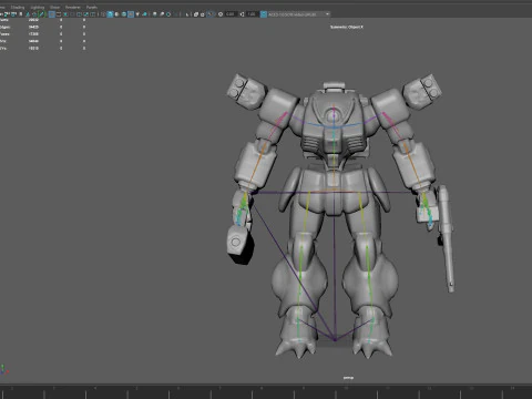 Battle Mech 3D Model