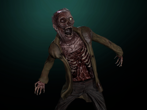 Zombie 3D 모델