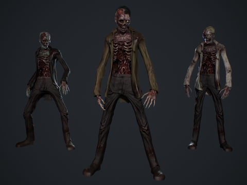 Zombie Modelo 3D