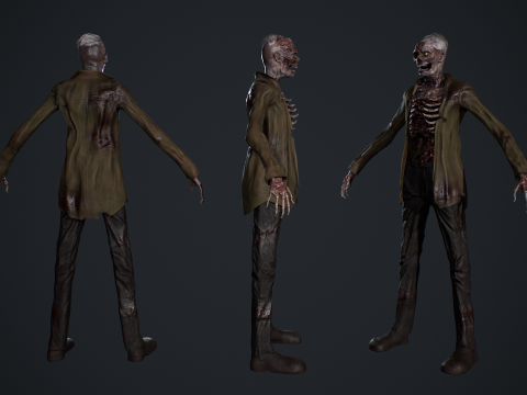 Zombie Modelo 3D