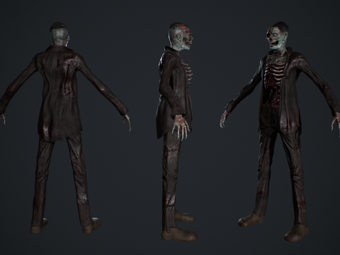 Zombie Modelo 3D
