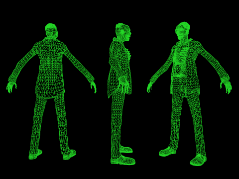 Zombie Modelo 3D