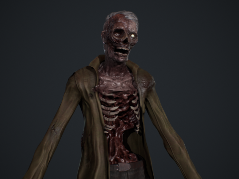 Zombie Modelo 3D
