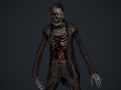 Zombie Modelo 3D