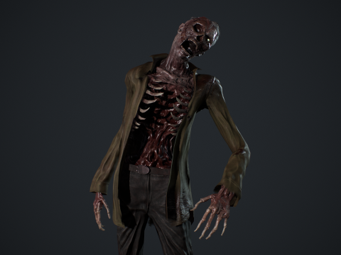 Zombie Modelo 3D