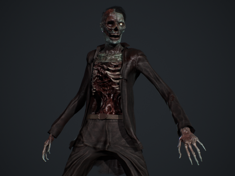 Zombie Modelo 3D