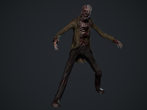 Zombie Modelo 3D
